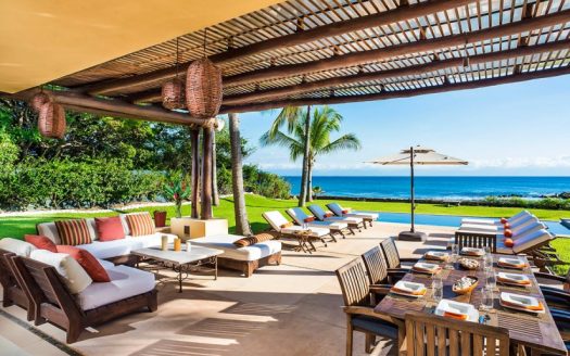 Asoleadero casa tortugas punta mita exclusivas rentas vacacionales